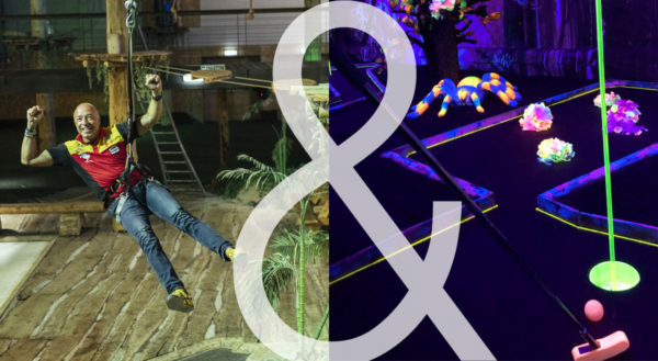 Klimmen + Glow Midgetgolf